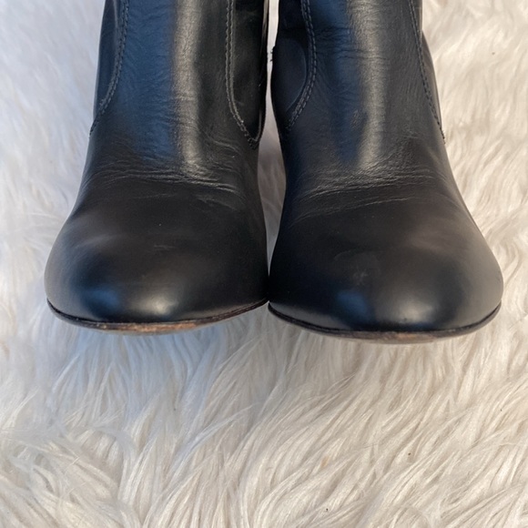 Coach Millie Black Leather Embossed Logo Tall Boots, Size 9.5B - Picture 12 of 17